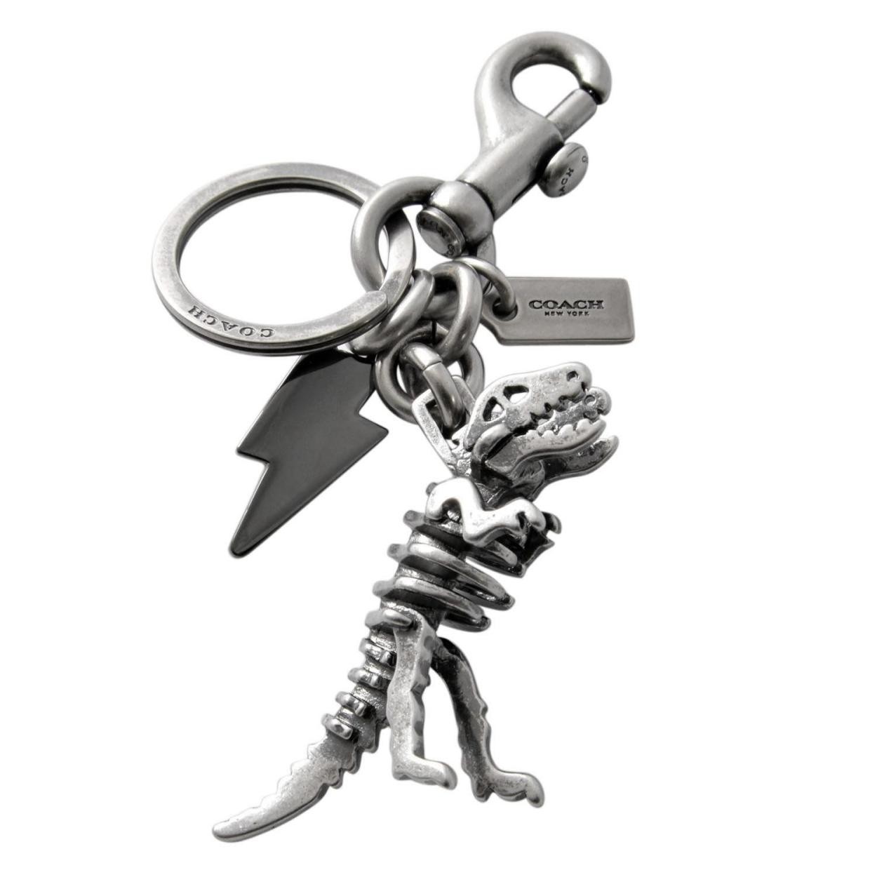 コーチ COACH 65133 Silver ティーレックス バッグ チャーム (キー リング/カラビナ)