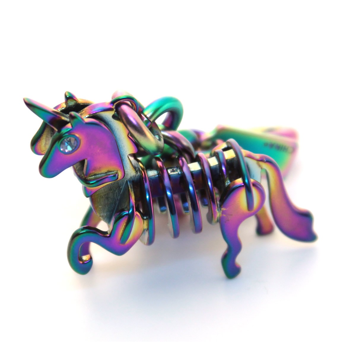 コーチ COACH 22949 Oilslick (LB4) スケルタル ユニコーン バッグ チャーム (キー リング/カラビナ)