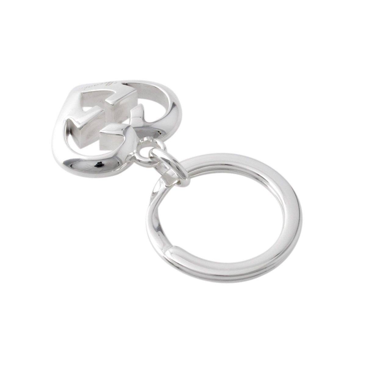 グッチ GUCCI 246576-J8400-8106 LOVE BRITT ハートシェイプ インターロッキングG キーリング キーホルダー