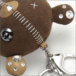 スワロフスキー Arnold Brown  立体的なフォルムがキュート♪ クリスタルなクマ 「アーノルド」 バッグチャーム キーホルダー 5039235