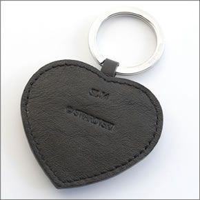 スワロフスキー Betty Deluxe Black Heart Key Ring  ハート型 クリスタル キーリング キーホルダー  5080943