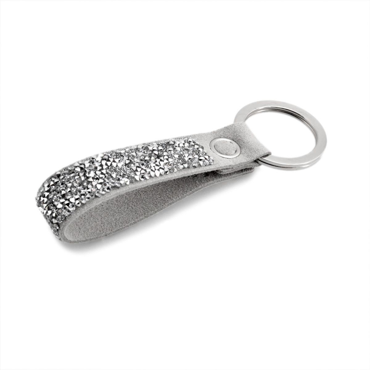 スワロフスキー SWAROVSKI 5174951 Glam Rock Gray Key Ring クリスタルロック キーリング キーホルダー