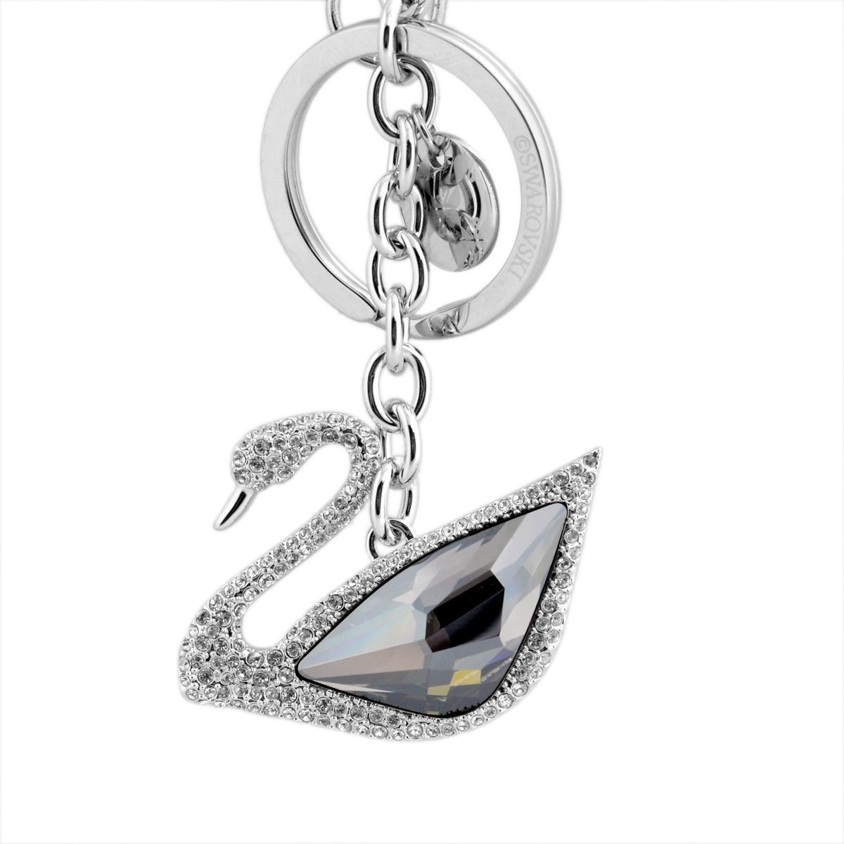 スワロフスキー SWAROVSKI 5201631 Swan Bag Charm スワンモチーフ エクスクルーシブカット クリスタル キーリング バッグチャーム