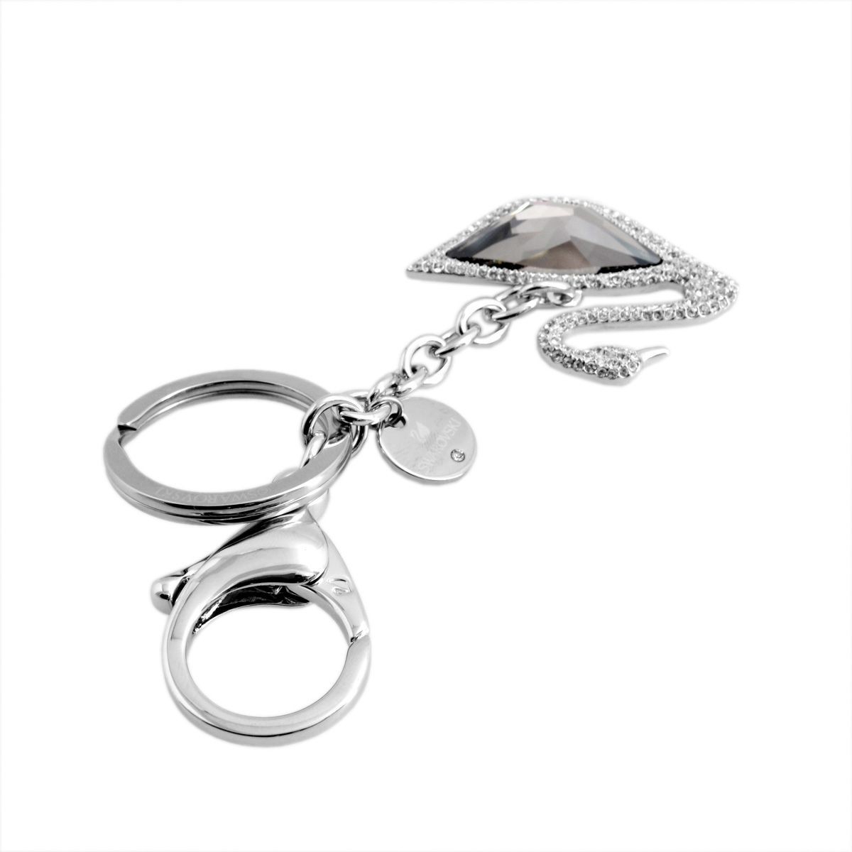 スワロフスキー SWAROVSKI 5201631 Swan Bag Charm スワンモチーフ エクスクルーシブカット クリスタル キーリング バッグチャーム