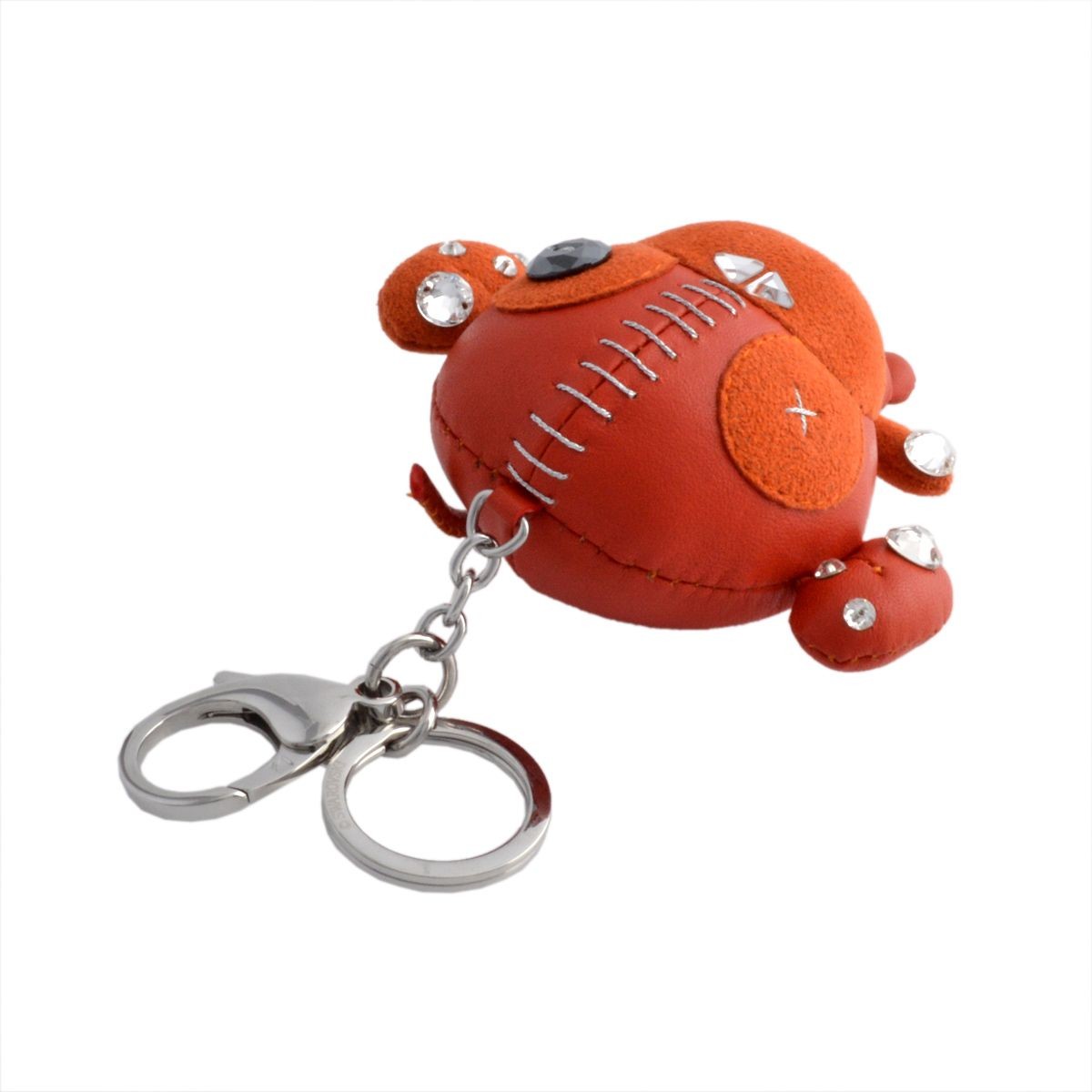 スワロフスキー SWAROVSKI 5201632 Ernest Orange  立体的なフォルムがキュート♪ クリスタルなモンキー 「アーネスト」 バッグチャーム キーホルダー