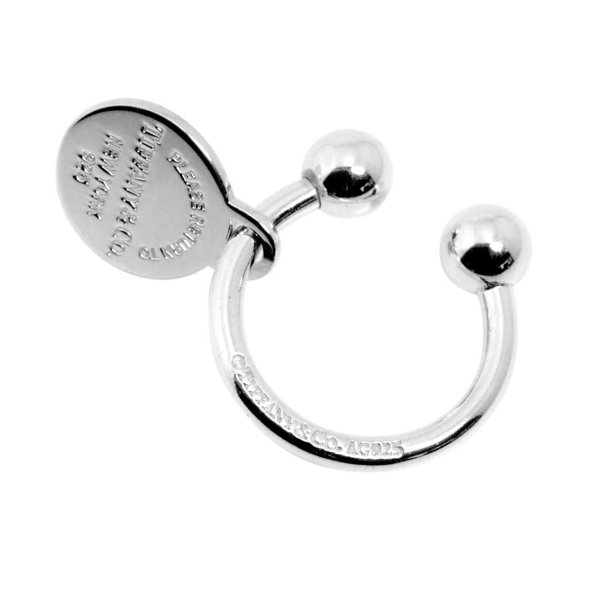 ティファニー TIFFANY&CO 31852544  RTT リターン トゥ ティファニー ラウンド タグ キーリング