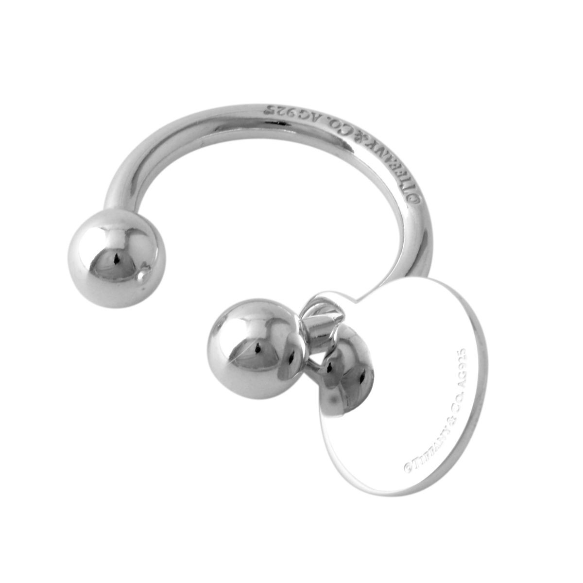 ティファニー TIFFANY&CO 15881933 ラウンド タグ キーリング ミディアム SS