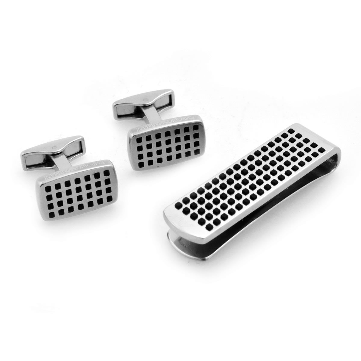 エンポリオアルマーニ EMPORIO ARMANI EGS2113040 イーグルロゴ マネークリップ・カフスボタンセット