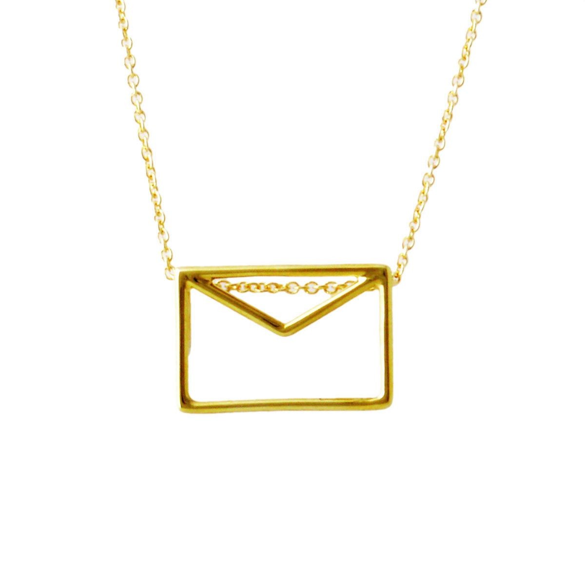 アリータ ALIITA CARITA PURA NECKLACE 9KYG カリタ レター 封筒モチーフ ネックレス ペンダント
