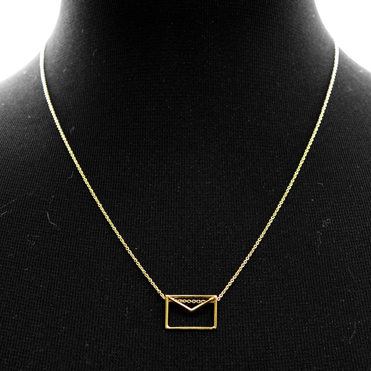 アリータ ALIITA CARITA PURA NECKLACE 9KYG カリタ レター 封筒モチーフ ネックレス ペンダント