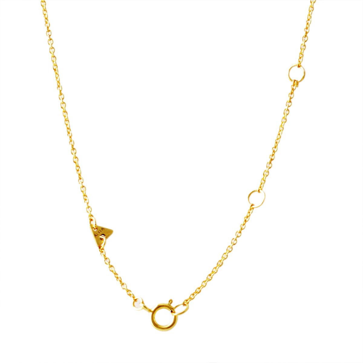 アリータ ALIITA CASTIA ESMERALDA NECKLACE 9KYG×GRエメラルド カシータ 家モチーフ ネックレス ペンダント