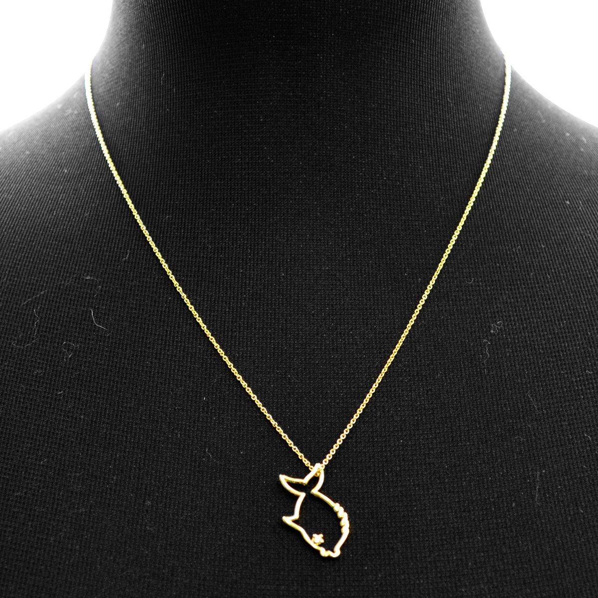 アリータ ALIITA PECECITO（FISH） NECKLACE 9KYG×HWダイヤモンド フィッシュ 魚モチーフ ネックレス ペンダント