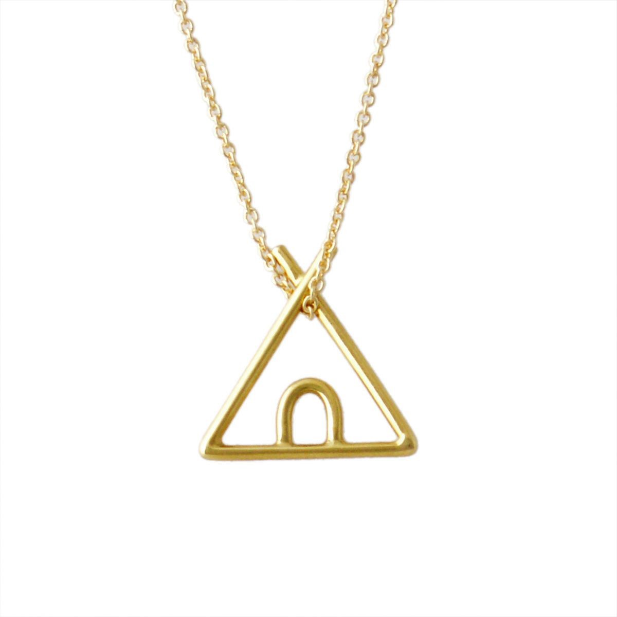 アリータ ALIITA TIPI PURA NECKLACE 9KYG ティピ テント 小屋モチーフ  ネックレス ペンダント