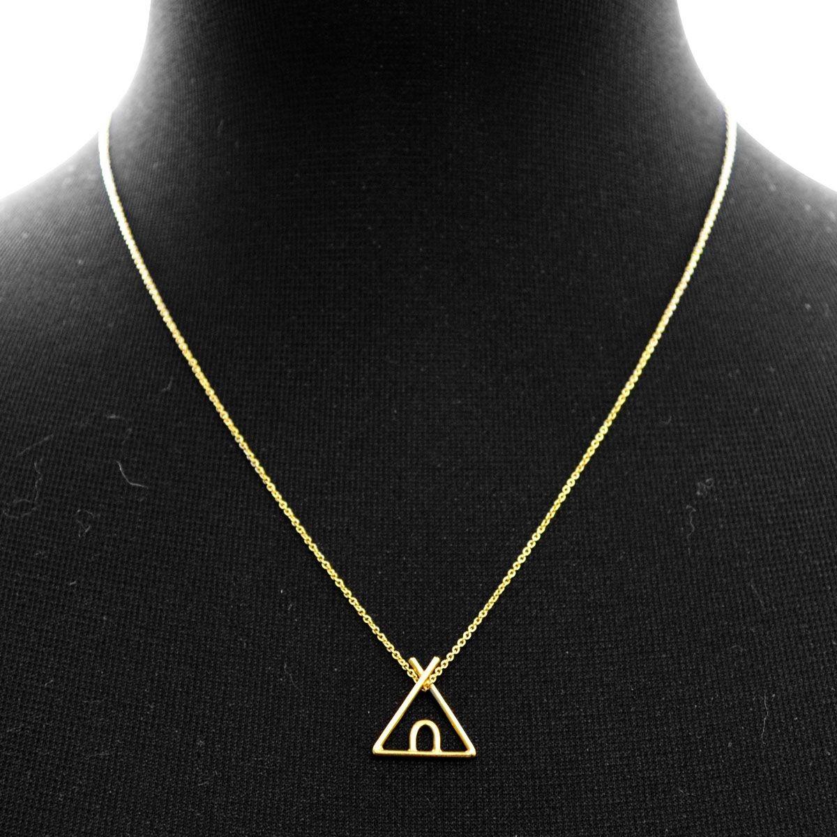 アリータ ALIITA TIPI PURA NECKLACE 9KYG ティピ テント 小屋モチーフ  ネックレス ペンダント