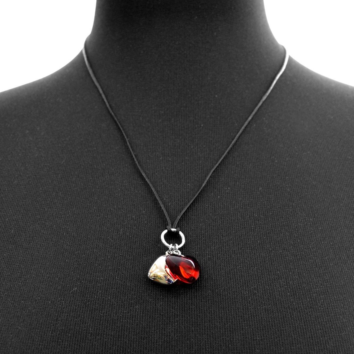 バカラ Baccarat 2601823  ハート型 ペンダント ネックレス ROMANCE B MINE