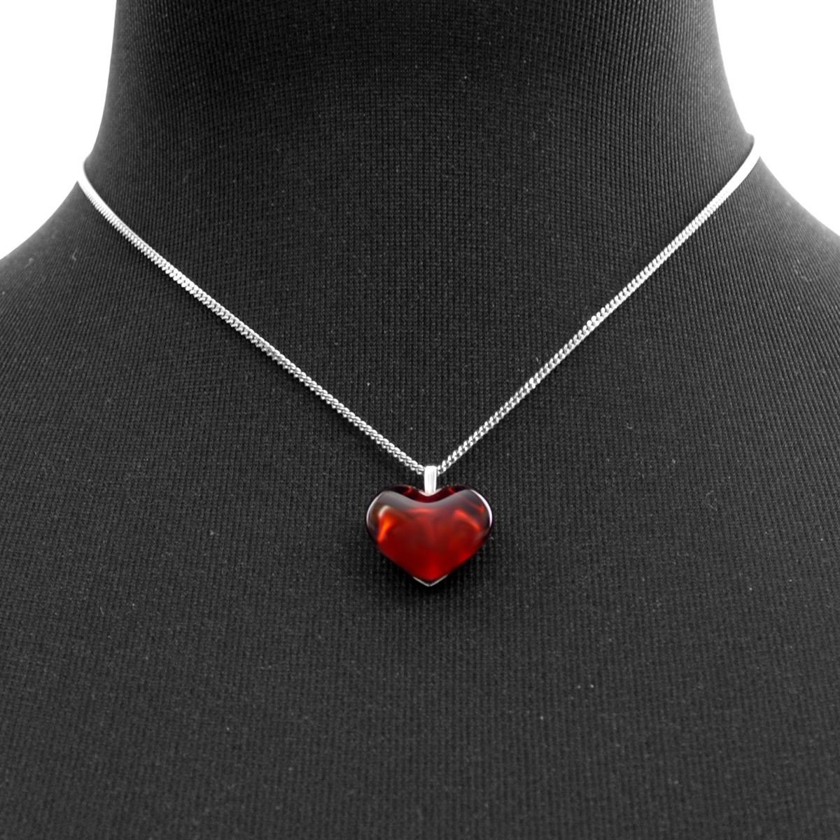 バカラ Baccarat 2807152  ハート型 ペンダント ネックレス Small ROMANCE