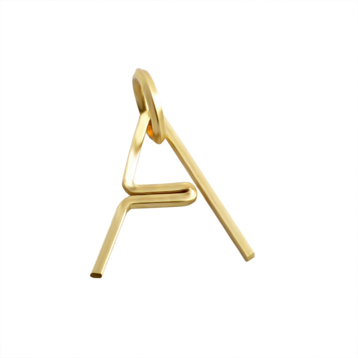 バイボー By Boe Alfabet A-GF-SM アルファベット イニシャル 「Ａ」 ネックレス/ペンダント チャーム スモール