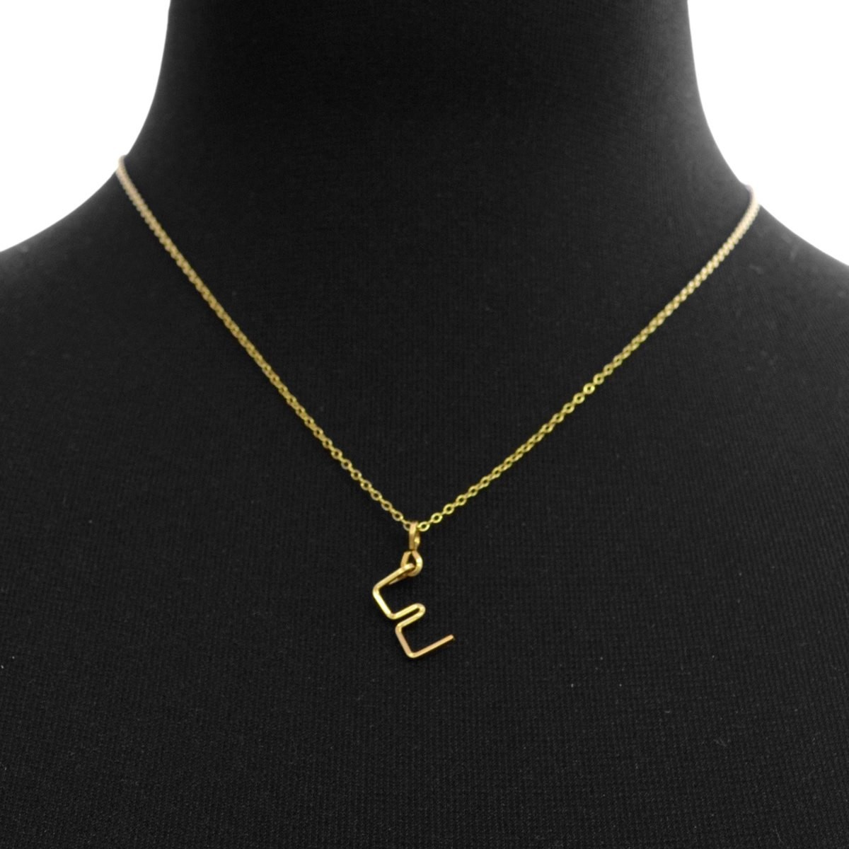 バイボー By Boe Alfabet E-GF-SM アルファベット イニシャル 「E」 ネックレス/ペンダント チャーム スモール