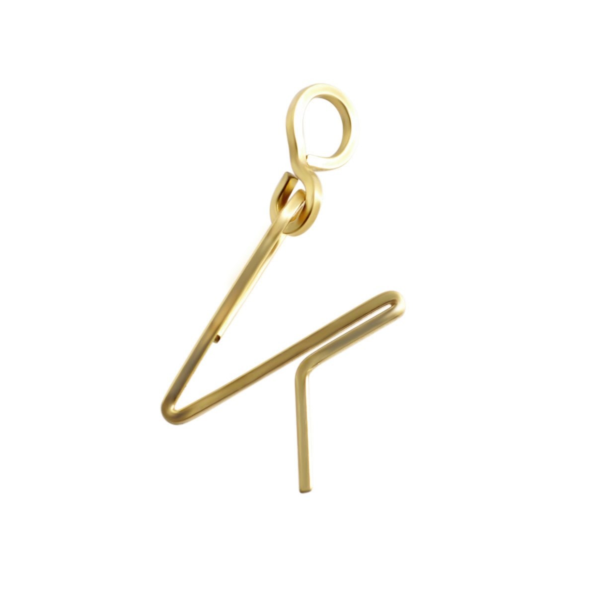 バイボー By Boe Alfabet K-GF-SM アルファベット イニシャル 「K」 ネックレス/ペンダント チャーム スモール