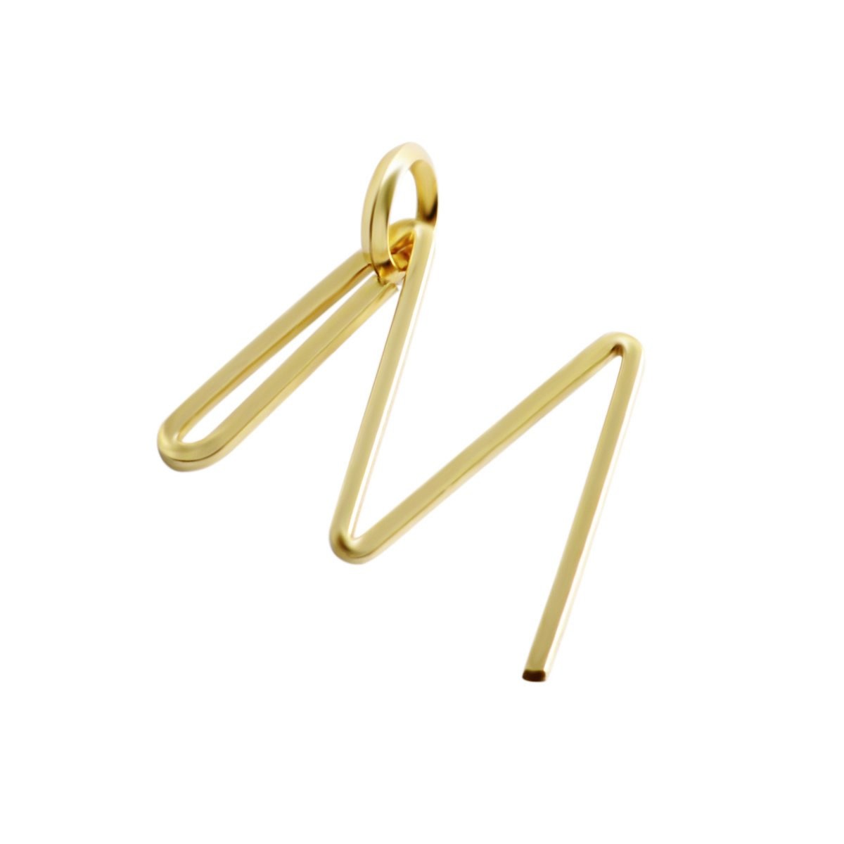 バイボー By Boe Alfabet M-GF-SM アルファベット イニシャル 「M」 ネックレス/ペンダント チャーム スモール