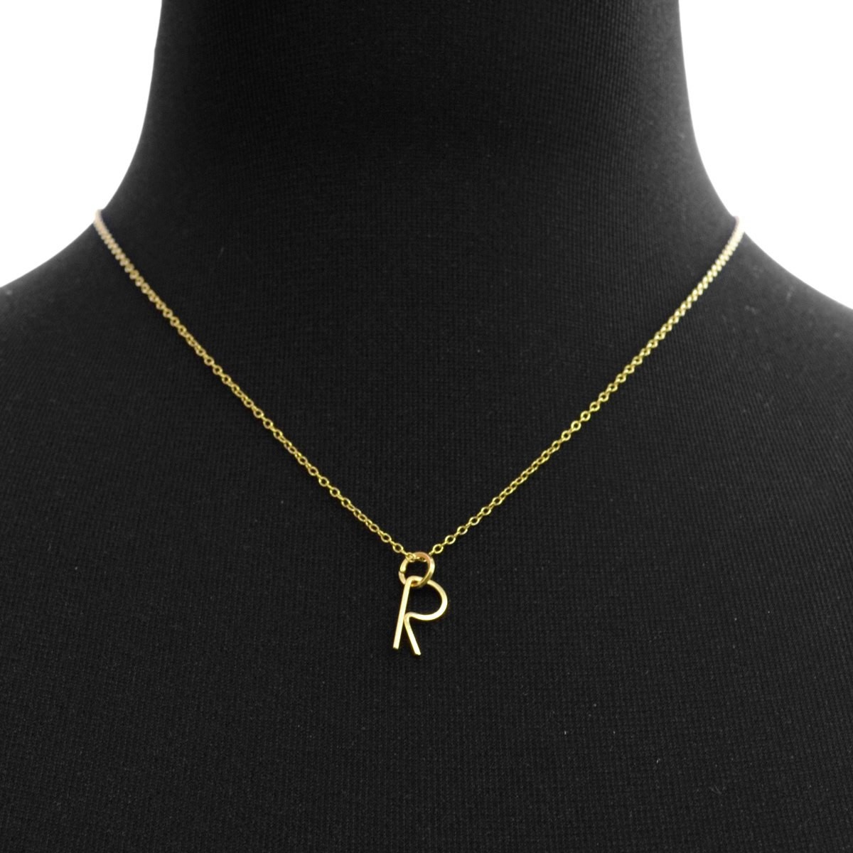 バイボー By Boe Alfabet R-GF-SM アルファベット イニシャル 「R」 ネックレス/ペンダント チャーム スモール