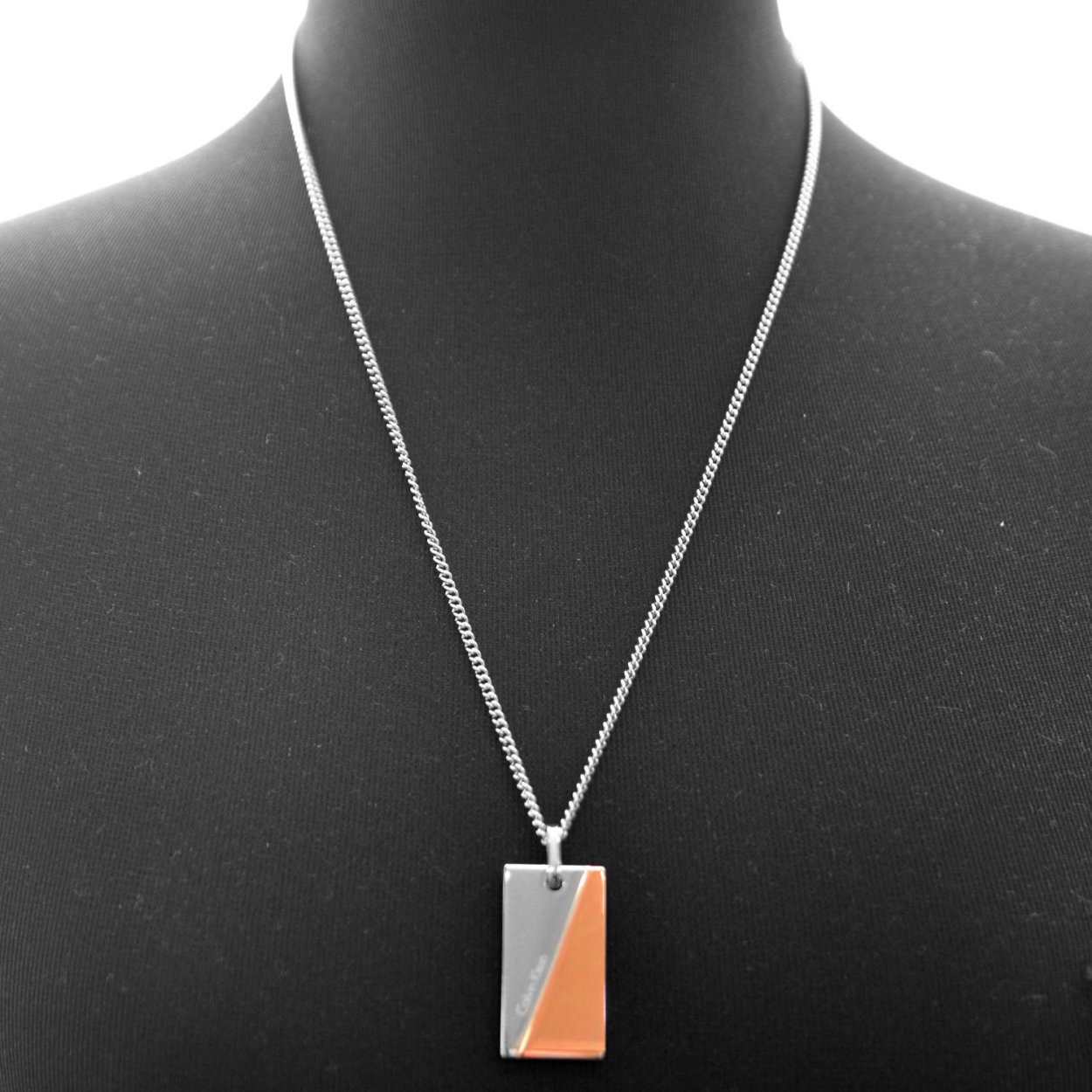 カルバンクライン Calvin Klein KJ06PN200200 2トーン ドッグタグ ネックレス ペンダント HOOK BICO