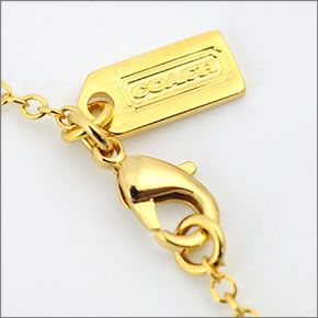 コーチ ≪取り寄せ商品≫ オンブレ パヴェ トリプル ハート ネックレス  95200 GD/GD/N