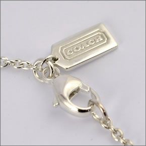 コーチ ≪取り寄せ商品≫ スターリング オプ アート パヴェ ハート ネックレス 95649 SV/PK/N