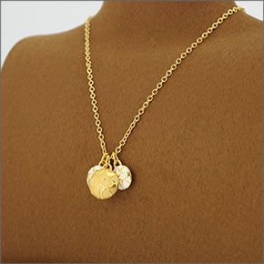 コーチ ≪取り寄せ商品≫ シグネーチャー ミランダ トリプル ディスク ネックレス 96082 GD/GD/N