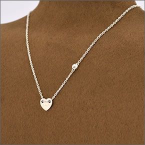 コーチ ≪取り寄せ商品≫ スターリング ハート クリスタル ネックレス 96195 SV/SV/N