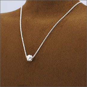 コーチ ≪取り寄せ商品≫ パヴェ ボール ネックレス 96203 SV/SV/N