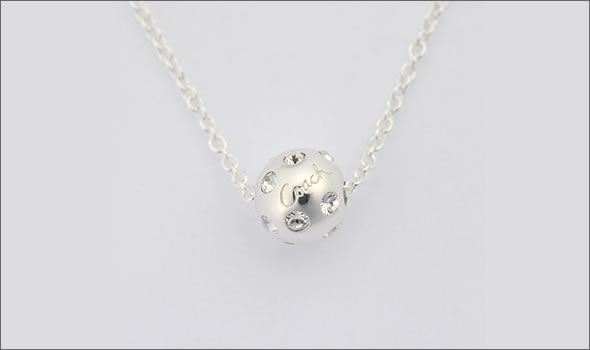 コーチ ≪取り寄せ商品≫ パヴェ ボール ネックレス 96203 SV/SV/N