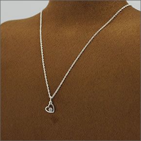 コーチ ≪取り寄せ商品≫ スターリング ハート クリスタル ネックレス 96286 SV/SV/N