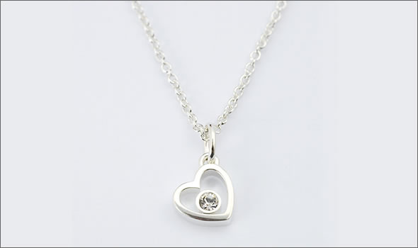 コーチ ≪取り寄せ商品≫ スターリング ハート クリスタル ネックレス 96286 SV/SV/N