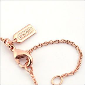 コーチ ≪取り寄せ商品≫ パヴェ ダブルハート ネックレス 96374 RS/PK/N