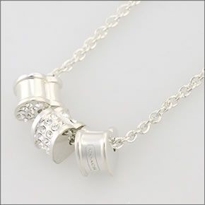 コーチ ≪取り寄せ商品≫ スターリング ロンデル ハート ネックレス 96390/SV/SV/N