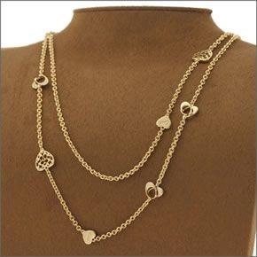 コーチ ≪取り寄せ商品≫ シグネーチャー ハートステーション パヴェ ロング ネックレス ペンダント 96043/GD/GD/N