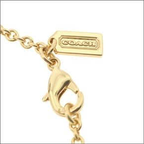 コーチ ≪取り寄せ商品≫ シグネーチャー ハートステーション パヴェ ロング ネックレス ペンダント 96043/GD/GD/N