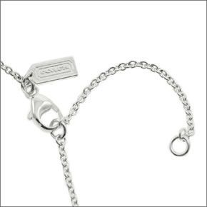 コーチ ≪取り寄せ商品≫ スターリング パヴェ アップル クリスタル ネックレス ペンダント 96950/SV/C6/N