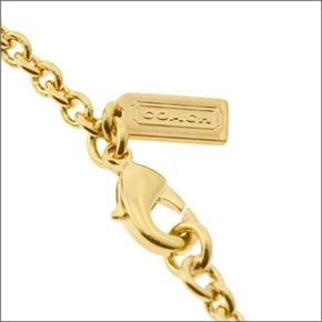 コーチ ≪取り寄せ商品≫ シグネチャー C リンク ネックレス ペンダント 99894/GLD/N