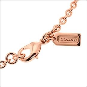 コーチ ≪取り寄せ商品≫ シグネチャー C リンク ネックレス ペンダント 99894/RGD/N