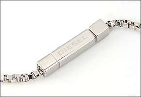 【DIESEL】ディーゼル アクセサリー ドッグタグ ネックレス DX0119