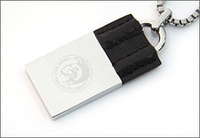 ディーゼル  ブレイブマン モチーフ ペンダント ネックレス シルバー×レザー DX0353040