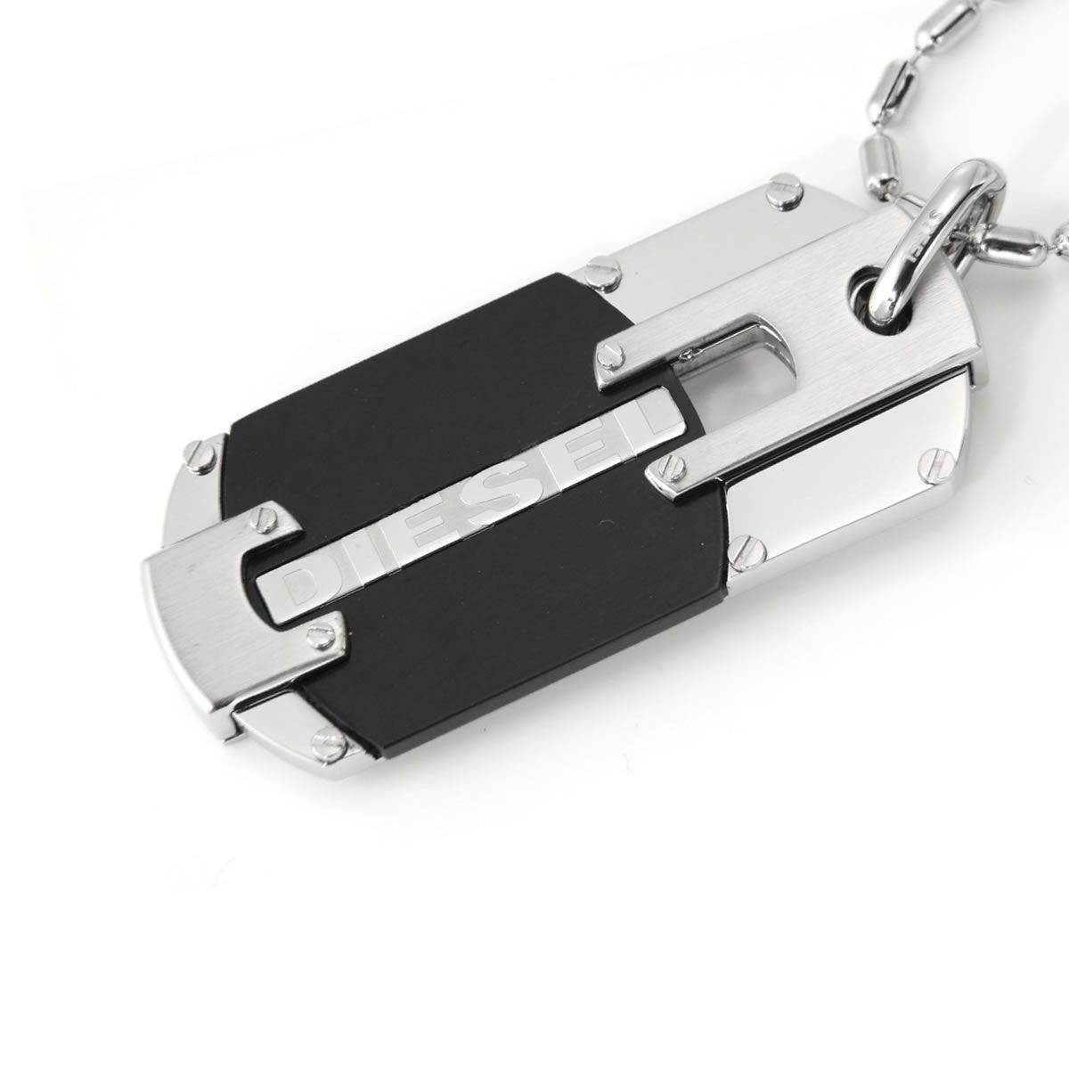ディーゼル DIESEL DX0111 ドッグタグ ネックレス ペンダント
