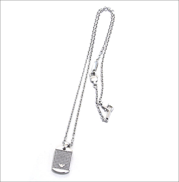 エンポリオアルマーニ　アクセサリー  イーグルプレート ネックレス シルバー EGS1799040