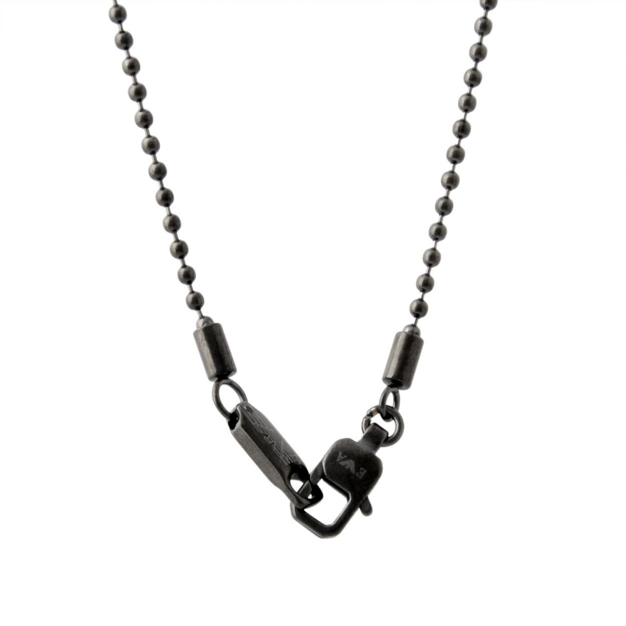 エンポリオアルマーニ EMPORIO ARMANI EGS2292060 イーグルロゴ/カモフラ ドックタグ メンズ ネックレス/ペンダント IP GREY CAM/IP BLK