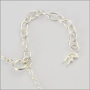 フォリフォリ ≪取り寄せ商品≫ シルバープレーテッド×クリスタル ハートモチーフ ネックレス 3N13F065C