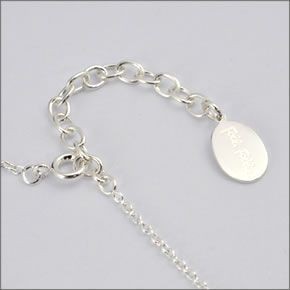 フォリフォリ ≪取り寄せ商品≫ シルバープレーテッド×クリスタル ハートモチーフ  ネックレス ペンダント 3N13F061C