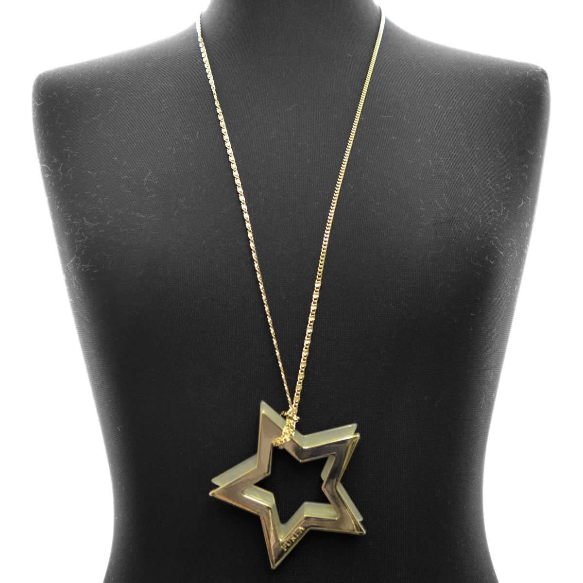 フルラ FURLA 833249 CO34 MI0 TORTORA 星型 スターモチーフ ダブルスター ロング ネックレス ペンダント VALENTINA NECKLACE STELLE