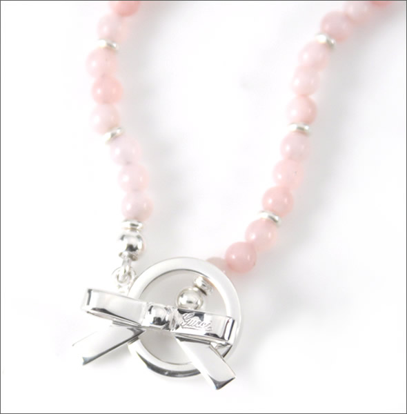 グッチ  リボンモチーフ ネックレス  298708-08859-9172-S